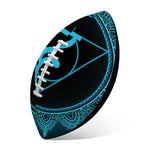 Vishuddha Chakra Symbol Print Rugby Ball