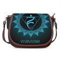 Vishuddha Chakra Symbol Print Saddle Bag