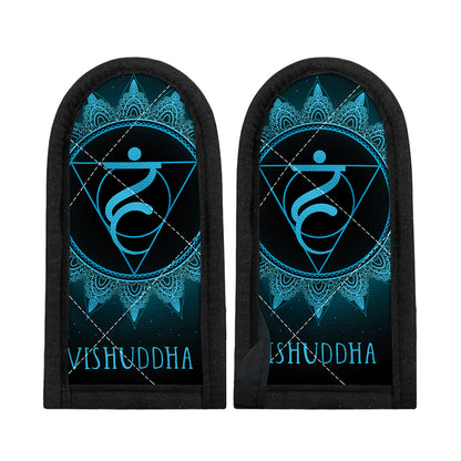 Vishuddha Chakra Symbol Print Skillet Handle Cover