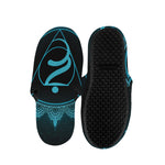 Vishuddha Chakra Symbol Print Slippers