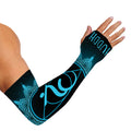 Vishuddha Chakra Symbol Print Sun Protection Arm Sleeves