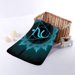 Vishuddha Chakra Symbol Print Towel