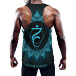 Vishuddha Chakra Symbol Print Training Tank Top