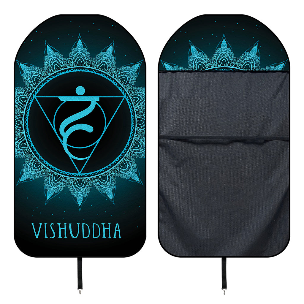 Vishuddha Chakra Symbol Print Waterproof Car Seat Cover