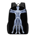 Vitruvian Man X-Ray Print 17 Inch Backpack