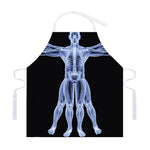 Vitruvian Man X-Ray Print Adjustable Apron
