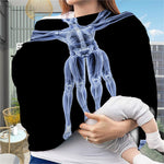 Vitruvian Man X-Ray Print Baby Seat Cover