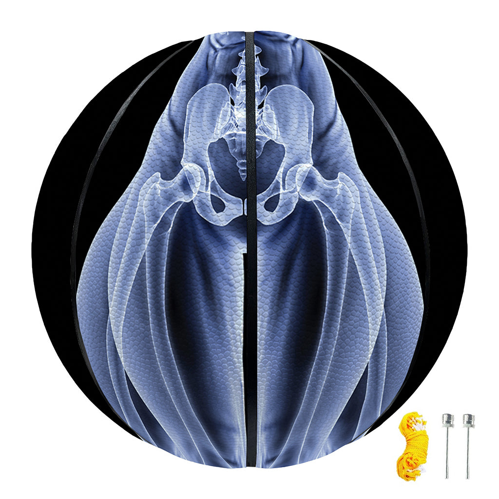 Vitruvian Man X-Ray Print Basketball