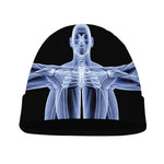 Vitruvian Man X-Ray Print Beanie