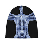 Vitruvian Man X-Ray Print Beanie