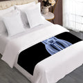 Vitruvian Man X-Ray Print Bed Runner