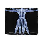 Vitruvian Man X-Ray Print Bifold Wallet