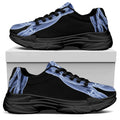 Vitruvian Man X-Ray Print Black Chunky Shoes