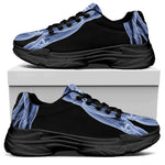 Vitruvian Man X-Ray Print Black Chunky Shoes