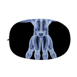 Vitruvian Man X-Ray Print Car Side Mirror Covers