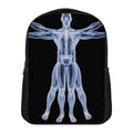 Vitruvian Man X-Ray Print Casual Backpack