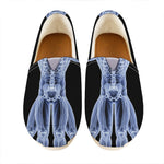 Vitruvian Man X-Ray Print Casual Shoes