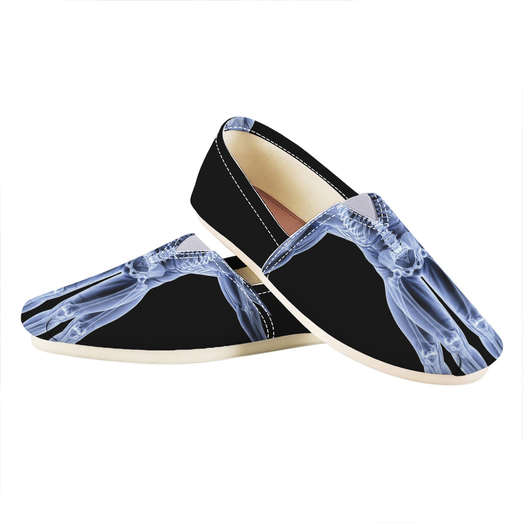 Vitruvian Man X-Ray Print Casual Shoes