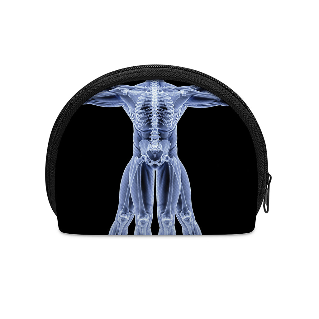 Vitruvian Man X-Ray Print Coin Purse