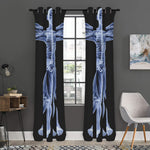 Vitruvian Man X-Ray Print Curtain