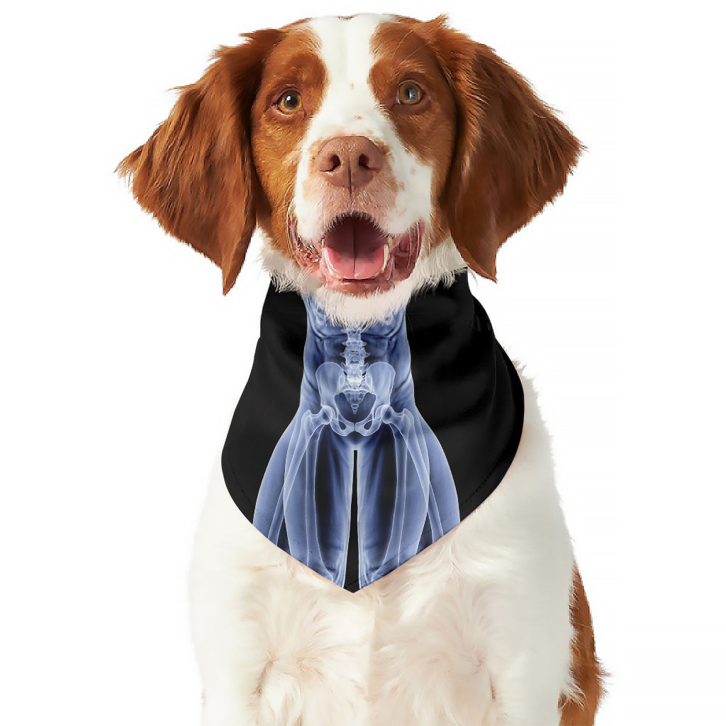 Vitruvian Man X-Ray Print Dog Bandana