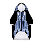 Vitruvian Man X-Ray Print Dog Zip Up Hoodie