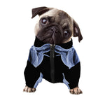 Vitruvian Man X-Ray Print Dog Zip Up Jacket