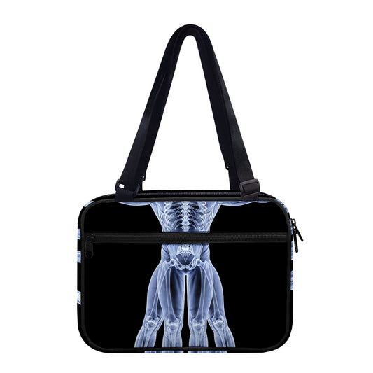 Vitruvian Man X-Ray Print Double Strap Bible Bag