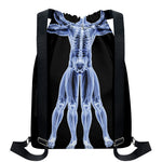 Vitruvian Man X-Ray Print Drawstring Backpack