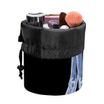 Vitruvian Man X-Ray Print Drawstring Makeup Bag