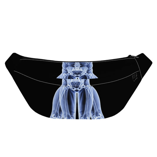 Vitruvian Man X-Ray Print Fanny Pack