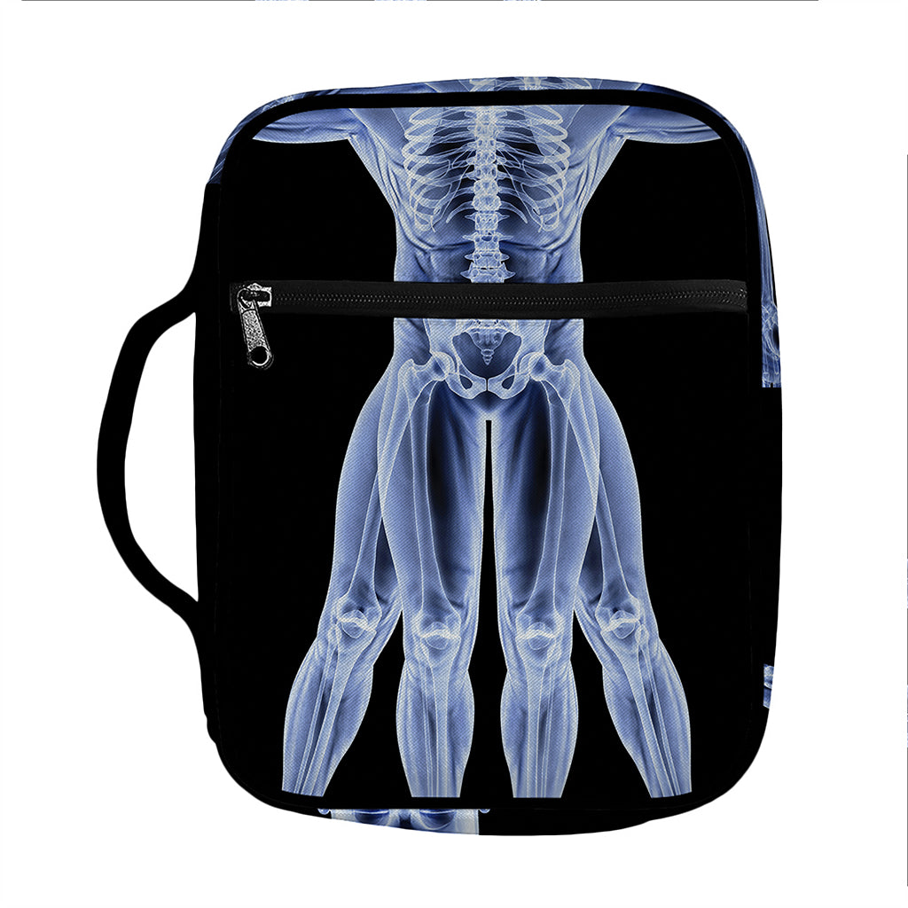 Vitruvian Man X-Ray Print Front Pocket Bible Bag