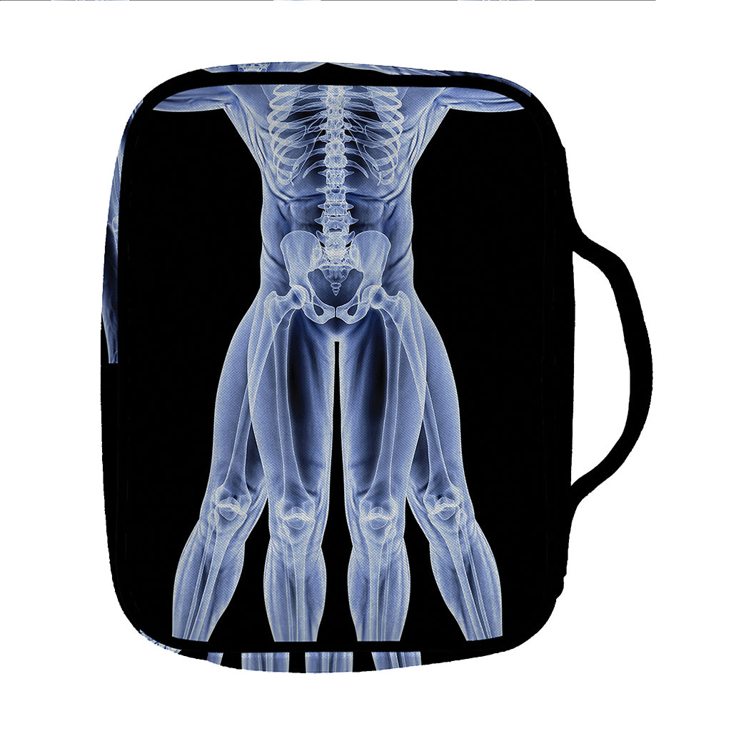 Vitruvian Man X-Ray Print Front Pocket Bible Bag