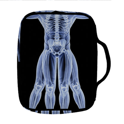 Vitruvian Man X-Ray Print Front Pocket Bible Bag