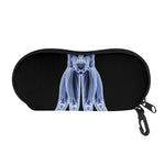 Vitruvian Man X-Ray Print Glasses Case