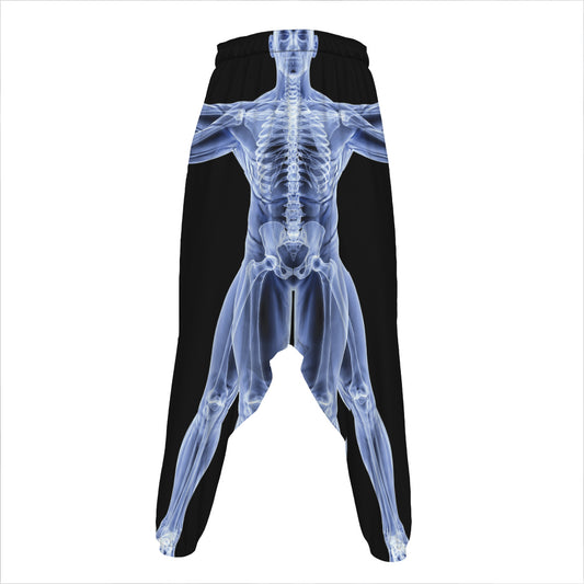Vitruvian Man X-Ray Print Hammer Pants