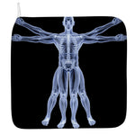 Vitruvian Man X-Ray Print Hand Towel