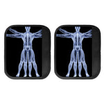 Vitruvian Man X-Ray Print Handle Covers