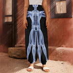 Vitruvian Man X-Ray Print Harem Pants
