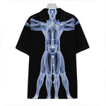 Vitruvian Man X-Ray Print Hawaiian Shirt