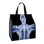 Vitruvian Man X-Ray Print Insulated Lunch Tote