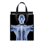 Vitruvian Man X-Ray Print Insulated Lunch Tote