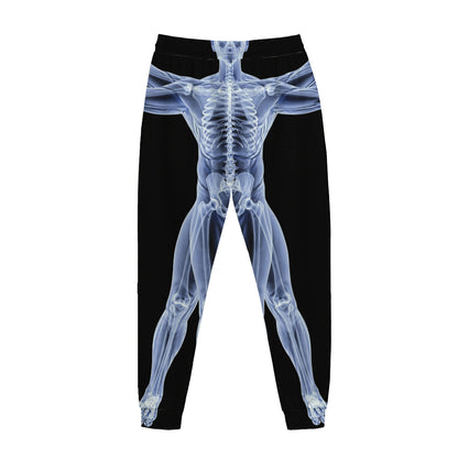 Vitruvian Man X-Ray Print Jogger Pants