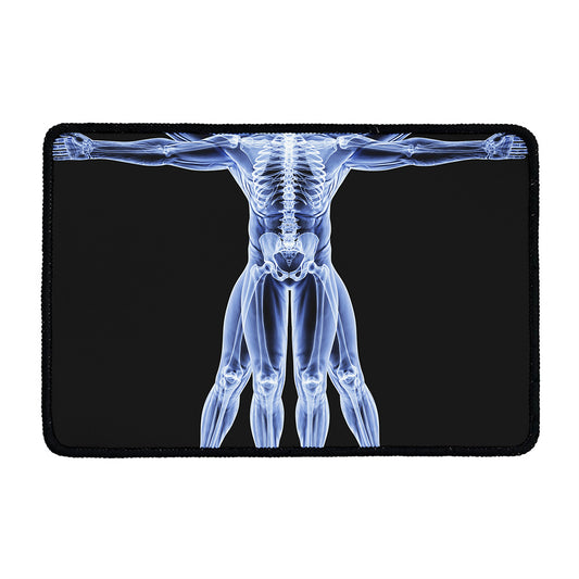 Vitruvian Man X-Ray Print Kitchen Mat