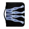 Vitruvian Man X-Ray Print Leather Bible Cover