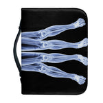 Vitruvian Man X-Ray Print Leather Bible Cover