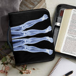Vitruvian Man X-Ray Print Leather Bible Cover