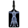Vitruvian Man X-Ray Print Luggage Tag