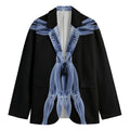 Vitruvian Man X-Ray Print Men's Blazer