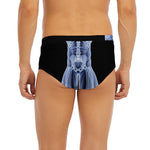 Vitruvian Man X-Ray Print Men's Briefs